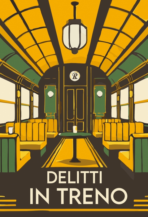 Copertina de DELITTI IN TRENO