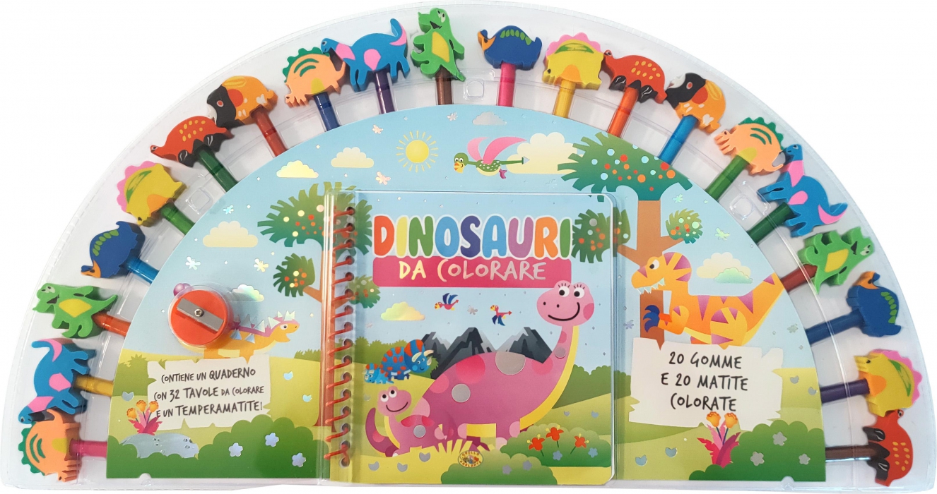 Copertina de DINOSAURI DA COLORARE