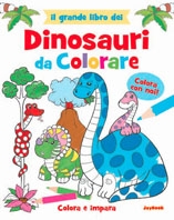 Copertina de GRANDE LIBRO DEI DINOSAURI DA COLOR