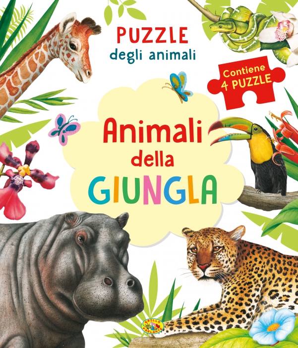 Copertina de ANIMALI DELLA GIUNGLA