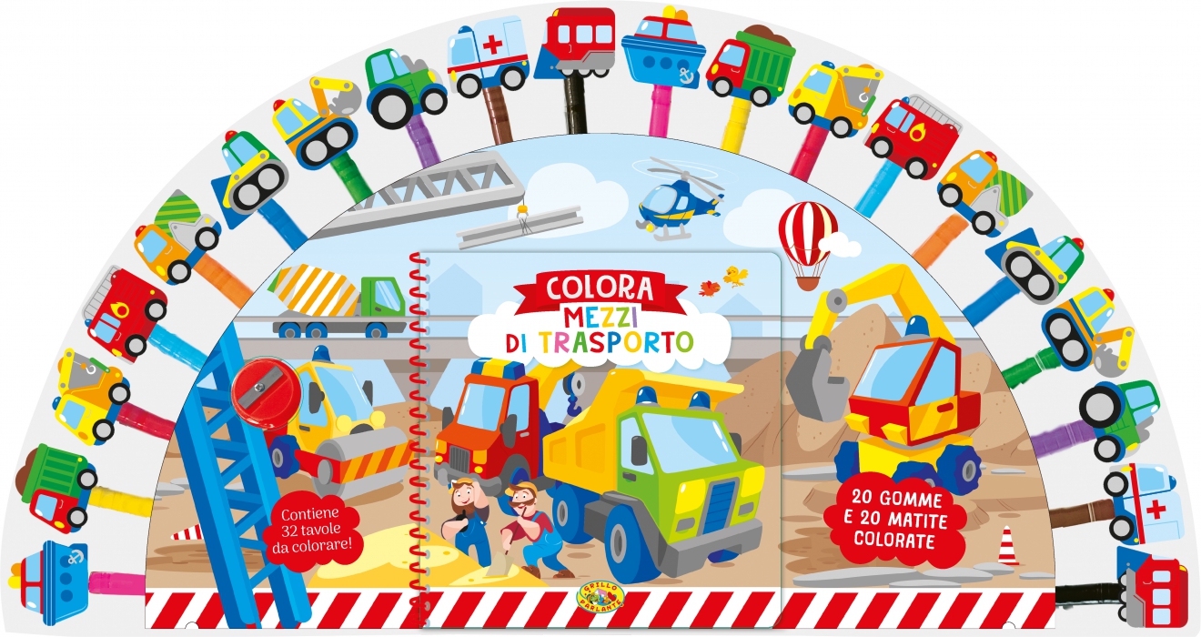 COLORA - MEZZI DI TRASPORTO Copertina de COLORA - MEZZI DI TRASPORTO