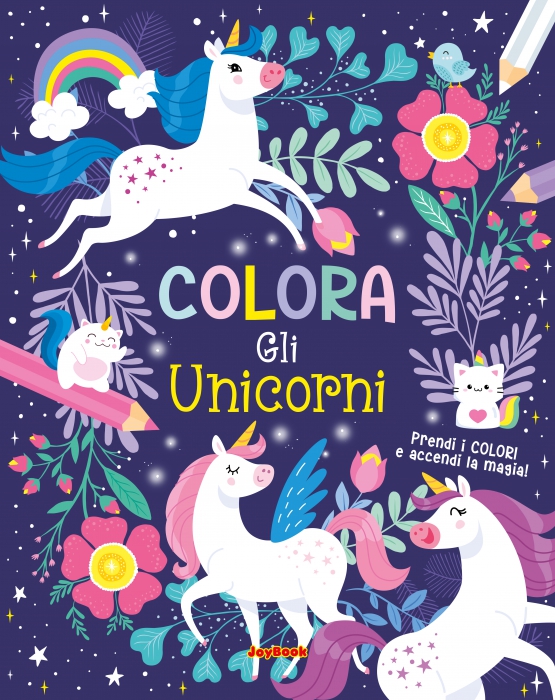 COLORA GLI UNICORNI Copertina de COLORA GLI UNICORNI