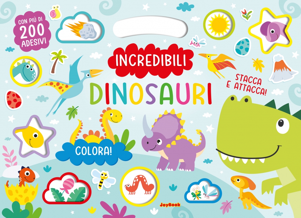 INCREDIBILI DINOSAURI - STICKER Copertina de INCREDIBILI DINOSAURI - STICKER