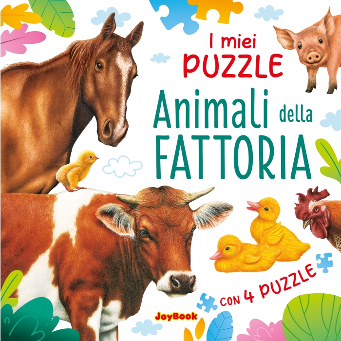 Copertina de ANIMALI DELLA FATTORIA - PUZZLE